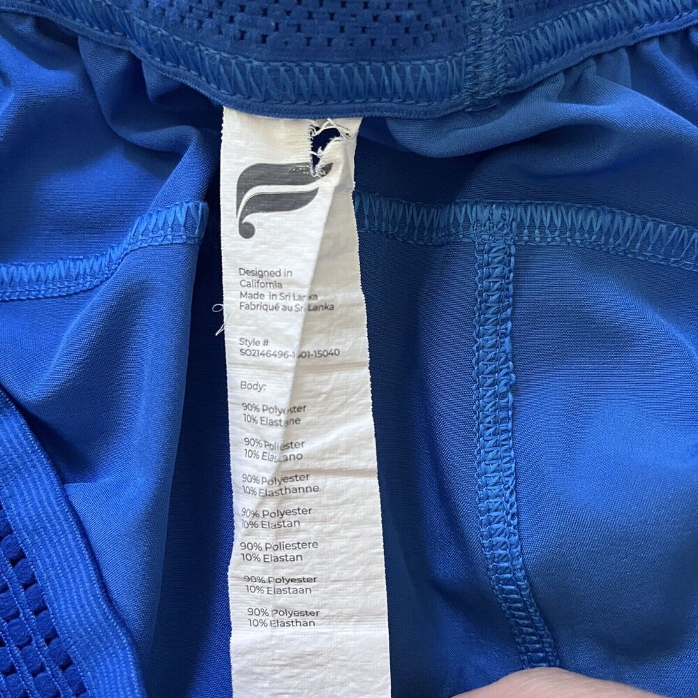Fabletics Men's The Fundamental Short 7" Blue Size Large - Picture 10 of 10